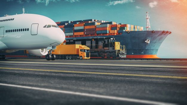 Transportation and logistics. Premium Photo